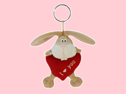 GS7977B - CE - Brown rabbit - 09 (11cm) - w - keychain