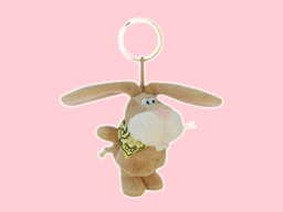 GS7390 - CE - Brown rabbit - 09  (9cm) - w - keychain