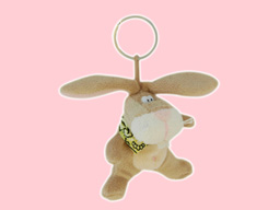 GS7883 - CE - Brown rabbit - 09  (10cm) - w -  keychain 