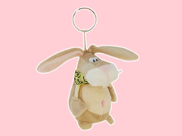 GS8089 - CE - Brown rabbit - 09  (12cm) - w -  keychain 