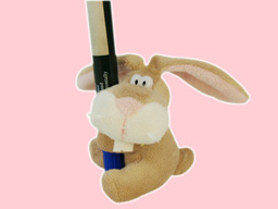 GS7393 - CE - Brown rabbit - 09  (8cm) - clip 