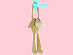 GS7409 - CE - Brown rabbit - 09  (36cm) - happy hugs door hanger