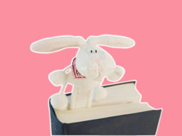 GS7405 - CE - White Rabbit - 09  (17cm) - bookmark