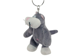 GS7549 - Cat (10cm)  - w - keychain