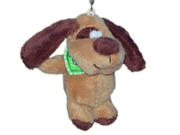 GS7390 - Brown Dog (9.5cm) - w - keychain