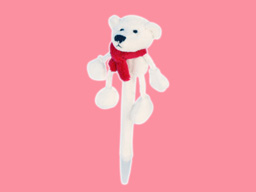 GS7404 - BE - white bear (16cm) - ball pen