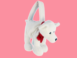 GS8018 - BE - white bear (30cm) - bag 