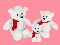 GS7437 - BE - white bear (17-29-37cm) 