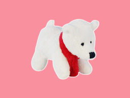 GS8068 - BE - white bear (11cm)