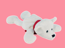 GS7647 - BE - white bear (34cm) - lying