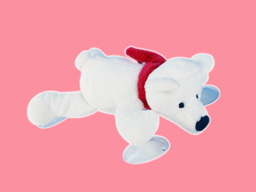 GS7545 - SC - BE - white bear  (17cm)  - suction cup