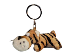  GS8096 - CE - Brown Tiger    (8cm) - w - keychain 