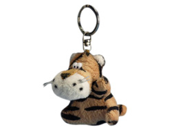  GS8097  - CE - Brown Tiger   (7cm) - w - keychain 