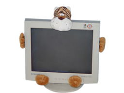  GS7417 - CE - Brown Tiger  (5 pcs set - monitor decoration)