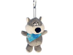 GS7390 - 08 - Wolf (9cm) - w - keychain