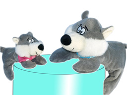 GS7395 - Wolf - 08 (15-30cm) - w - magnet