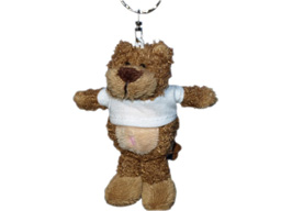 GS7649  - Brown Bear (10cm) - w - keychain