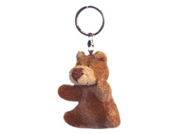 GS8097  - Brown Bear (7cm) - w - keychain