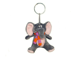 GS7883 - Elephant - 09 (10cm) - w -  keychain 