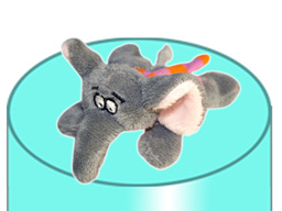 GS7951 - Elephant - 09 (10cm)  - w -  magnet