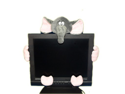 GS7417 - Elephant - 09 (5 pcs set - monitor decoration)