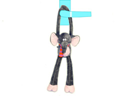 GS7409 - Elephant - 09 (36cm) - happy hugs door hanger