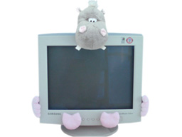GS7417- Hippo (5 pcs set - monitor decoration)