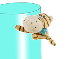 GS8067 - SM - EE  - Beige Tiger - 08 (10cm)    - w - magnet  