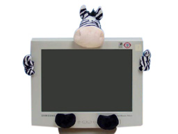 GS7417 - Zebra  (5 pcs set - monitor decoration)