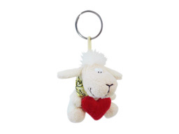GS7383 - Sheep (8.5cm) - w - keychain