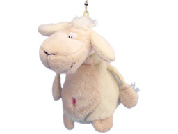 GS8089 - Sheep (12cm) - w - keychain