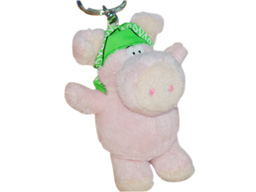 GS7390 - Pig (9cm) - w - keychain